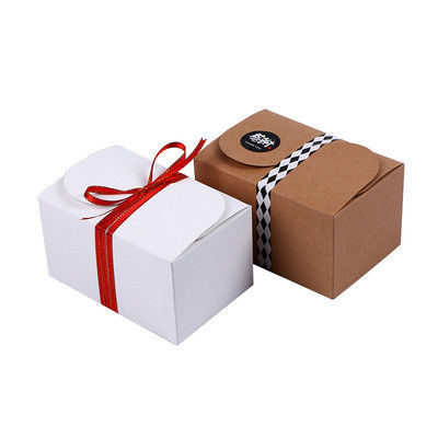Friendly Custom printing folding gift box food packaging kraft paper Cupcake boxes cake boxes in bulk