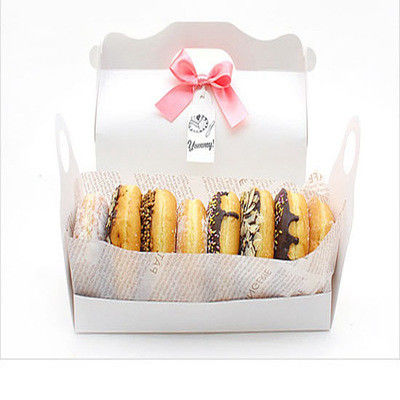 Oilproof Thickened Dessert Takeaway Boxes 4 Inch Cake Box With Window