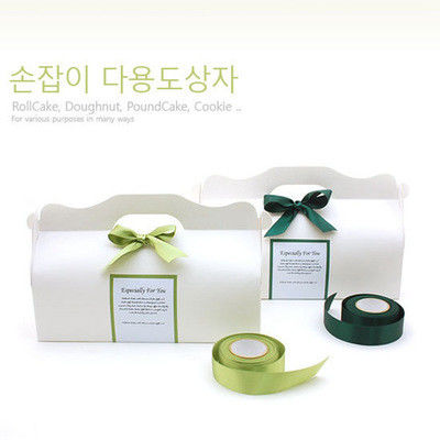 Oilproof Thickened Dessert Takeaway Boxes 4 Inch Cake Box With Window