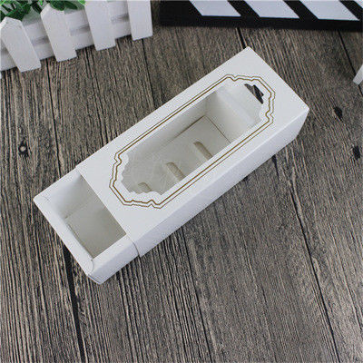 15.5*6.5*5.2cm Handmade Dessert Takeaway Boxes For Macaron