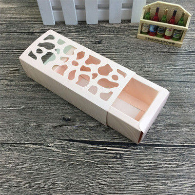 ISO14001 Varnishing Macaron Shipping Containers Hollow Lid