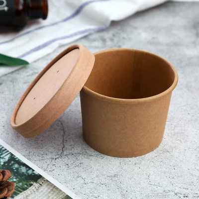 TUV Personalised Cardboard Takeaway Boxes UV Coating 500ml Food Containers