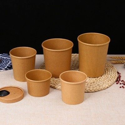 TUV Personalised Cardboard Takeaway Boxes UV Coating 500ml Food Containers