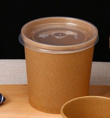 TUV Personalised Cardboard Takeaway Boxes UV Coating 500ml Food Containers