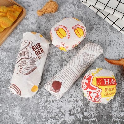 Square Personalized Custom Printed Greaseproof Paper TUV ISO