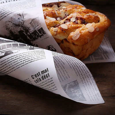 Burger Sandwich Offset Printed Greaseproof Paper 30x30cm 100pcs
