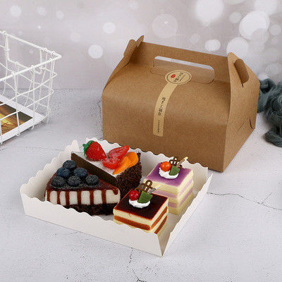 SGS CE Custom Lamination Dessert Takeaway Boxes Corrugated Board