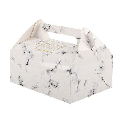 SGS CE Custom Lamination Dessert Takeaway Boxes Corrugated Board