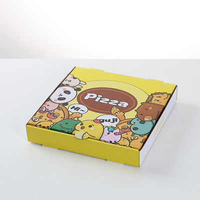 FSC SGS BRC Eco Friendly Pizza Boxes Varnishing