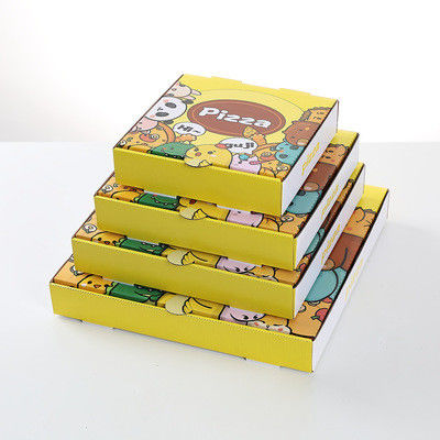 FSC SGS BRC Eco Friendly Pizza Boxes Varnishing