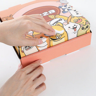 ODM Custom Printed Pizza Takeaway Boxes 4C Offset Printing
