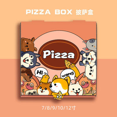 ODM Custom Printed Pizza Takeaway Boxes 4C Offset Printing