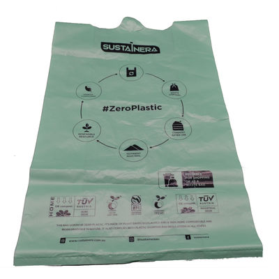 20 Microns ASTMD6400 Eco Friendly Trash Bags