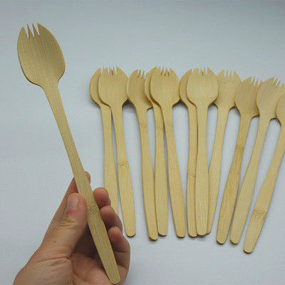 17cm Biodegradable Disposable Tableware Natural Healthy Safe One Time Spoon