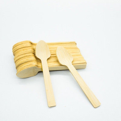 Green Palm Wooden Disposable Soup Spoons 105mm 140mm 160mm