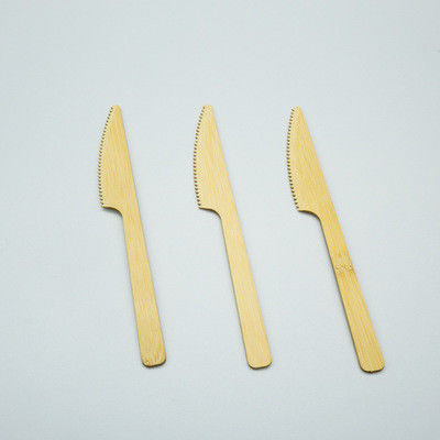 Grade A 16.5CM Biodegradable Disposable Tableware Bamboo Knife Fork And Spoon
