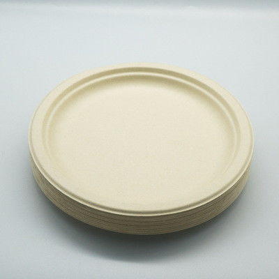 25.5*2cm Biodegradable Disposable Tableware Sugarcane Bagasse Plates