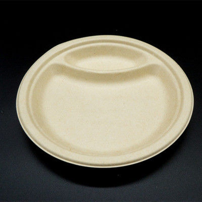 25.5*2cm Biodegradable Disposable Tableware Sugarcane Bagasse Plates
