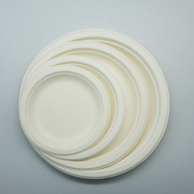 25.5*2cm Biodegradable Disposable Tableware Sugarcane Bagasse Plates