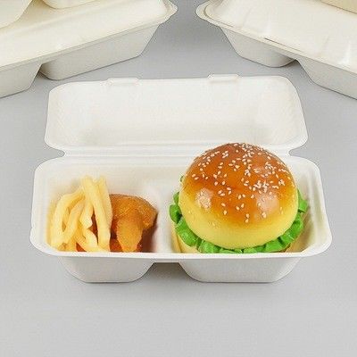 OEM ODM Biodegradable Takeaway Boxes High Temp Resistance 750ml Food Containers