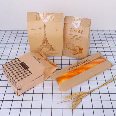 FSC French Caterpillar Bakery Paper Bag 50gsm-140gsm Recyclable Bread Baguette Bag