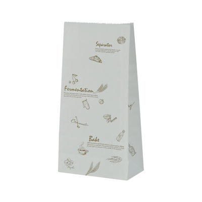 200gsm 210gsm White Paper Takeaway Bags 21.5*12*7cm