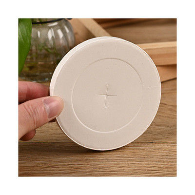 90mm Custom Disposable Cup Lid Thickening Circular Cross Flat Coffee Cup Cover