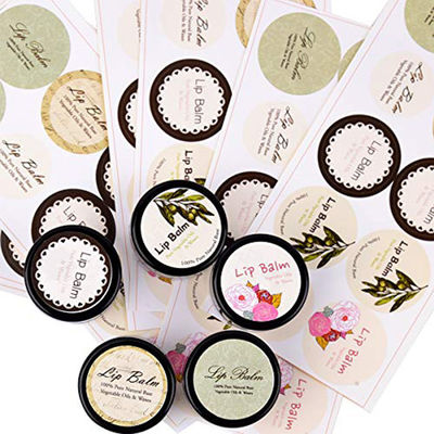 SGS Gold Foil Printing Packaging Stickers Labels Adhesive