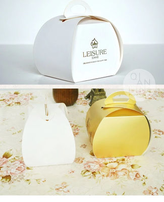300gsm QS 10*10*10cm Dessert Takeaway Boxes