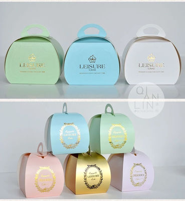 300gsm QS 10*10*10cm Dessert Takeaway Boxes