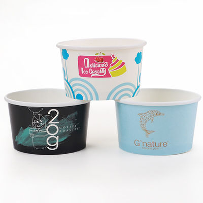 FDA TUV 16oz 26oz Disposable Ice Cream Cups Biodegradable