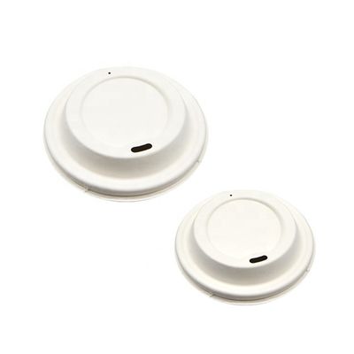 80mm Compostable Biodegradable Coffee Cup Lids SGS CE