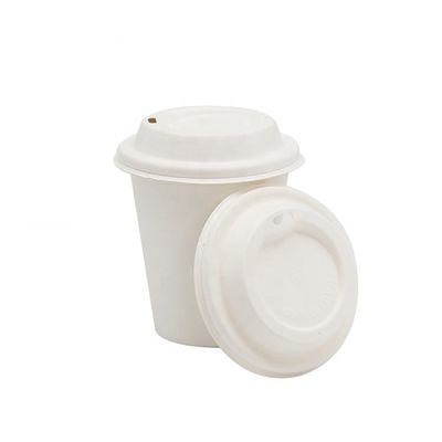 80mm Compostable Biodegradable Coffee Cup Lids SGS CE