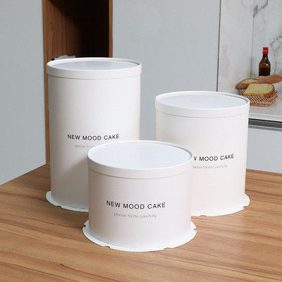 18*18*23cm PLA Coating Cheese Cake Boxes Biodegradable