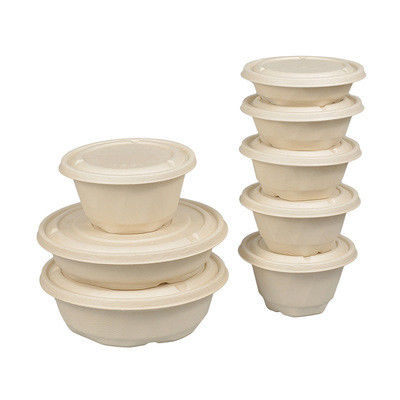 160*51mm 650ml Biodegradable Takeaway Boxes Matt Lamination